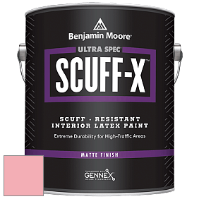 Benjamin Moore 484 Ultra Spec SCUFF-X Interior Matte Finish краска цвет 2009-50 Fashion Pink