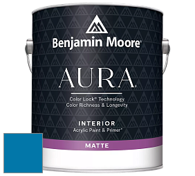 Benjamin Moore Aura 522 Interior Paint - Matte краска цвет 791 Paddington Blue