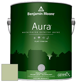 Benjamin Moore Aura 629 Waterborne Exterior Flat Finish краска цвет 542 Corn Stalk