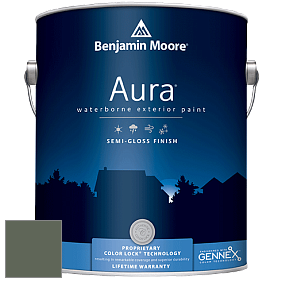 Benjamin Moore Aura 632 Waterborne Exterior Semi-Gloss Finish краска цвет AF-480 