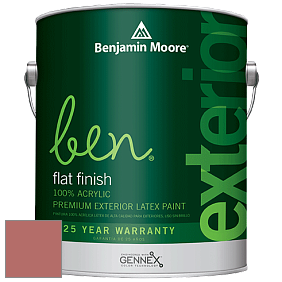 Benjamin Moore Ben 541 Waterborne Exterior Flat Finish краска цвет 2090-40 Wild Flower
