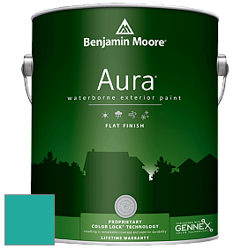 Benjamin Moore Aura 629 Waterborne Exterior Flat Finish краска цвет 664 Poseidon