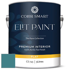 COLOR SMART CS 745 ELIT PAINT глубокоматовая моющаяся краска цвет 727 Calypso Blue