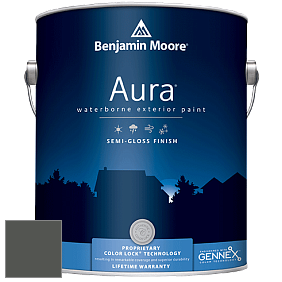 Benjamin Moore Aura 632 Waterborne Exterior Semi-Gloss Finish краска цвет 1582 Deep River