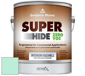 Benjamin Moore 357 Super Hide Zero Voc Interior Eggshell краска цвет 2039-60 Seafoam Green