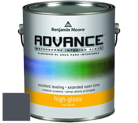 Benjamin Moore 794 Advance Interior Paint-High Gloss глянцевая алкидная эмаль цвет 833 Evening Sky
