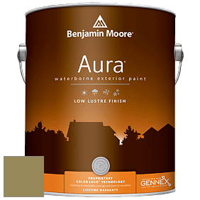 Benjamin Moore Aura 634 Waterborne Exterior Low Lustre Finish краска цвет 532 Winding Vines