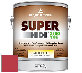 Benjamin Moore 355 Super Hide Zero Voc Interior Flat краска цвет NCS S 1080-R 