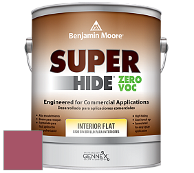 Benjamin Moore 355 Super Hide Zero Voc Interior Flat краска цвет 2084-30 Rouge
