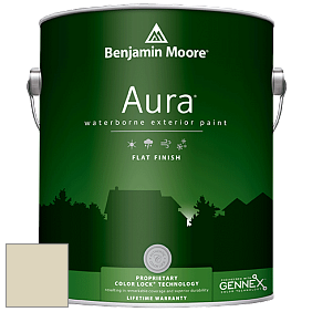 Benjamin Moore Aura 629 Waterborne Exterior Flat Finish краска цвет 492 Dune Grass