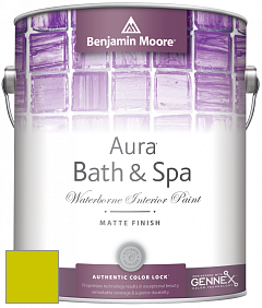 Benjamin Moore Aura 532 Bath & Spa Waterborne Interior Paint Matte Finish краска цвет 2025-20 Yew Green