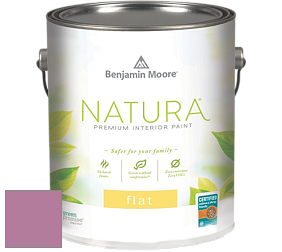 Benjamin Moore 512 Natura Interior Flat Finish матовая краска цвет 1363 Melrose Pink