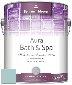 Benjamin Moore Aura 532 Bath & Spa Waterborne Interior Paint Matte Finish краска цвет 675 Thunderbird