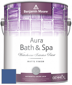 Benjamin Moore Aura 532 Bath & Spa Waterborne Interior Paint Matte Finish краска цвет 819 Southern Belle