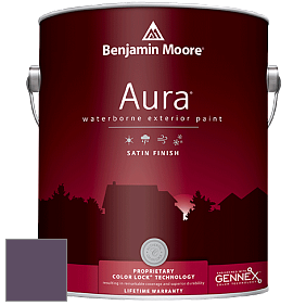 Benjamin Moore Aura 631 Waterborne Exterior Satin Finish краска цвет 1386 Purple Rain