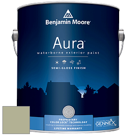 Benjamin Moore Aura 632 Waterborne Exterior Semi-Gloss Finish краска цвет AF-440 