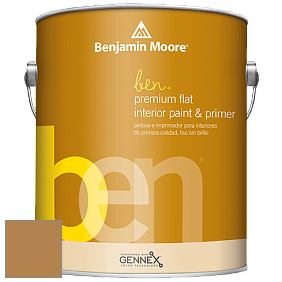 Benjamin Moore Ben W625 Premium Interior Latex Flat краска цвет 196 Goldenhurst