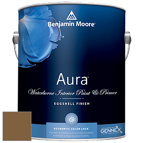 Benjamin Moore Aura 524 Waterborne Interior Eggshell Finish краска цвет 2162-10 Autumn Bronze