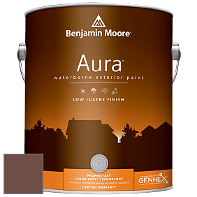 Benjamin Moore Aura 634 Waterborne Exterior Low Lustre Finish краска цвет 2099-10 Brown