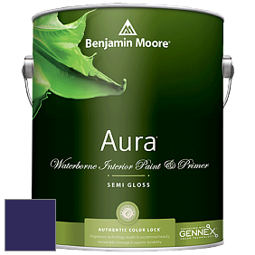 Benjamin Moore Aura 528 Waterborne Interior Semi-gloss Finish краска цвет RAL 5022 