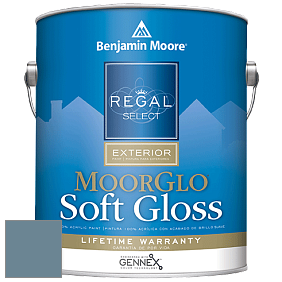 Benjamin Moore W096 Regal Select Exterior Paint-Moor GloSoft Gloss Finish краска цвет 1672 Alfresco