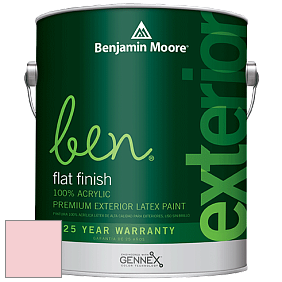 Benjamin Moore Ben 541 Waterborne Exterior Flat Finish краска цвет 2008-60 Little Piggy
