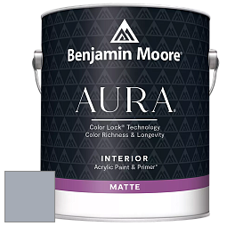 Benjamin Moore Aura 522 Interior Paint - Matte краска цвет NCS S 3010-R70B 
