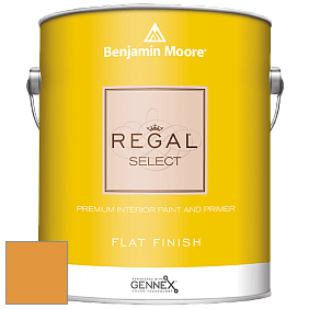 Benjamin Moore 547 Regal Select Waterborne Interior Flat Finish краска цвет 308 Golden Vista