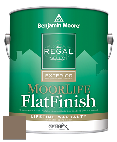 Benjamin Moore W105 Regal Select Exterior Paint-MoorLife Flat Finish краска цвет 987 Buckhorn