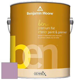 Benjamin Moore Ben W625 Premium Interior Latex Flat краска цвет 1370 Victorian Purple