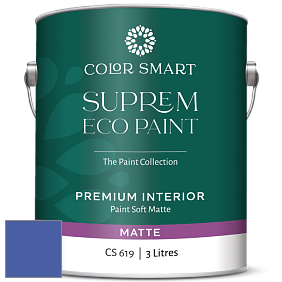 COLOR SMART CS 619 SUPREM ECO PAINT матовая краска цвет NCS S 3060-R70B 
