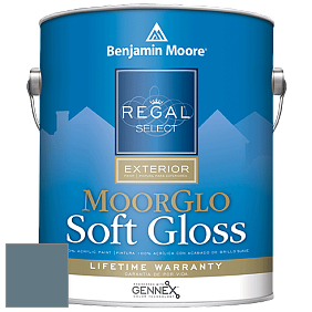 Benjamin Moore W096 Regal Select Exterior Paint-Moor GloSoft Gloss Finish краска цвет 1645 Thousand Oceans