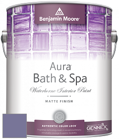 Benjamin Moore Aura 532 Bath & Spa Waterborne Interior Paint Matte Finish краска цвет NCS S 4030-R60B 