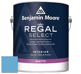 Benjamin Moore 548 IRegal Select Interior Paint - Matte краска цвет 796 Nova Scotia Blue