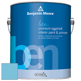 Benjamin Moore Ben W626 Premium Interior Latex Eggshell краска цвет 781 St. Lucia Skies