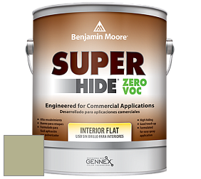 Benjamin Moore 355 Super Hide Zero Voc Interior Flat краска цвет 487 Liberty Park