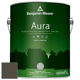Benjamin Moore Aura 629 Waterborne Exterior Flat Finish краска цвет 2139-10 River Rock