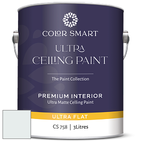 COLOR SMART CS 758 ULTRA CEILING PAINT ультраматовая краска цвет NCS S 0502-B50G 