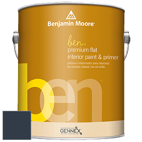 Benjamin Moore Ben W625 Premium Interior Latex Flat краска цвет RAL 5008 