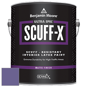 Benjamin Moore 484 Ultra Spec SCUFF-X Interior Matte Finish краска цвет NCS S 4040-R60B 