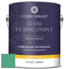 COLOR SMART CS 758 ULTRA CEILING PAINT ультраматовая краска цвет 593 Island Getaway