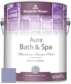 Benjamin Moore Aura 532 Bath & Spa Waterborne Interior Paint Matte Finish краска цвет 1405 Snugglepuss