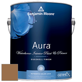 Benjamin Moore Aura 524 Waterborne Interior Eggshell Finish краска цвет 2161-20 Tawny