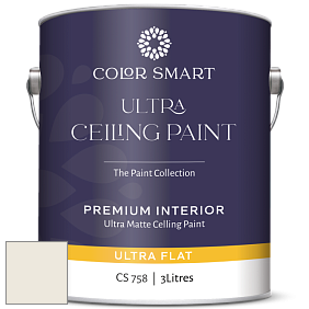 COLOR SMART CS 758 ULTRA CEILING PAINT ультраматовая краска цвет 968 Dune White