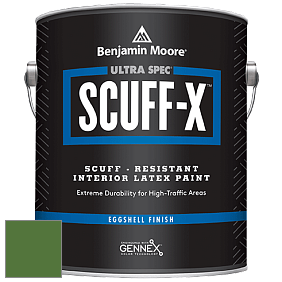 Benjamin Moore 485 Ultra Spec SCUFF-X Interior Eggshell Finish краска цвет RAL 6025 