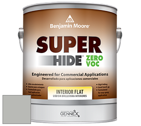 Benjamin Moore 355 Super Hide Zero Voc Interior Flat краска цвет AF-690 