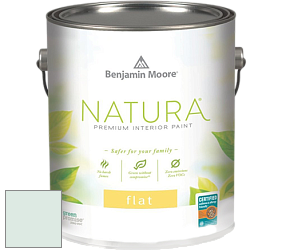 Benjamin Moore 512 Natura Interior Flat Finish матовая краска цвет 846 Come Sail Away