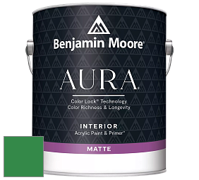 Benjamin Moore Aura 522 Interior Paint - Matte краска цвет 2037-20 Jade Green