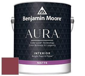 Benjamin Moore Aura 522 Interior Paint - Matte краска цвет 2080-10 Raspberry Truffle