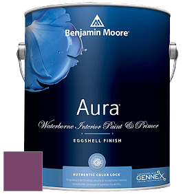 Benjamin Moore Aura 524 Waterborne Interior Eggshell Finish краска цвет 2074-20 Summer Plum